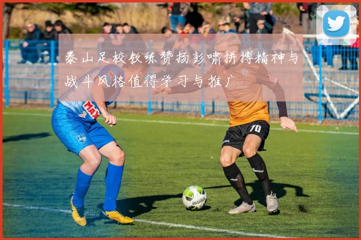泰山足校教练赞扬彭啸拼搏精神与战斗风格值得学习与推广